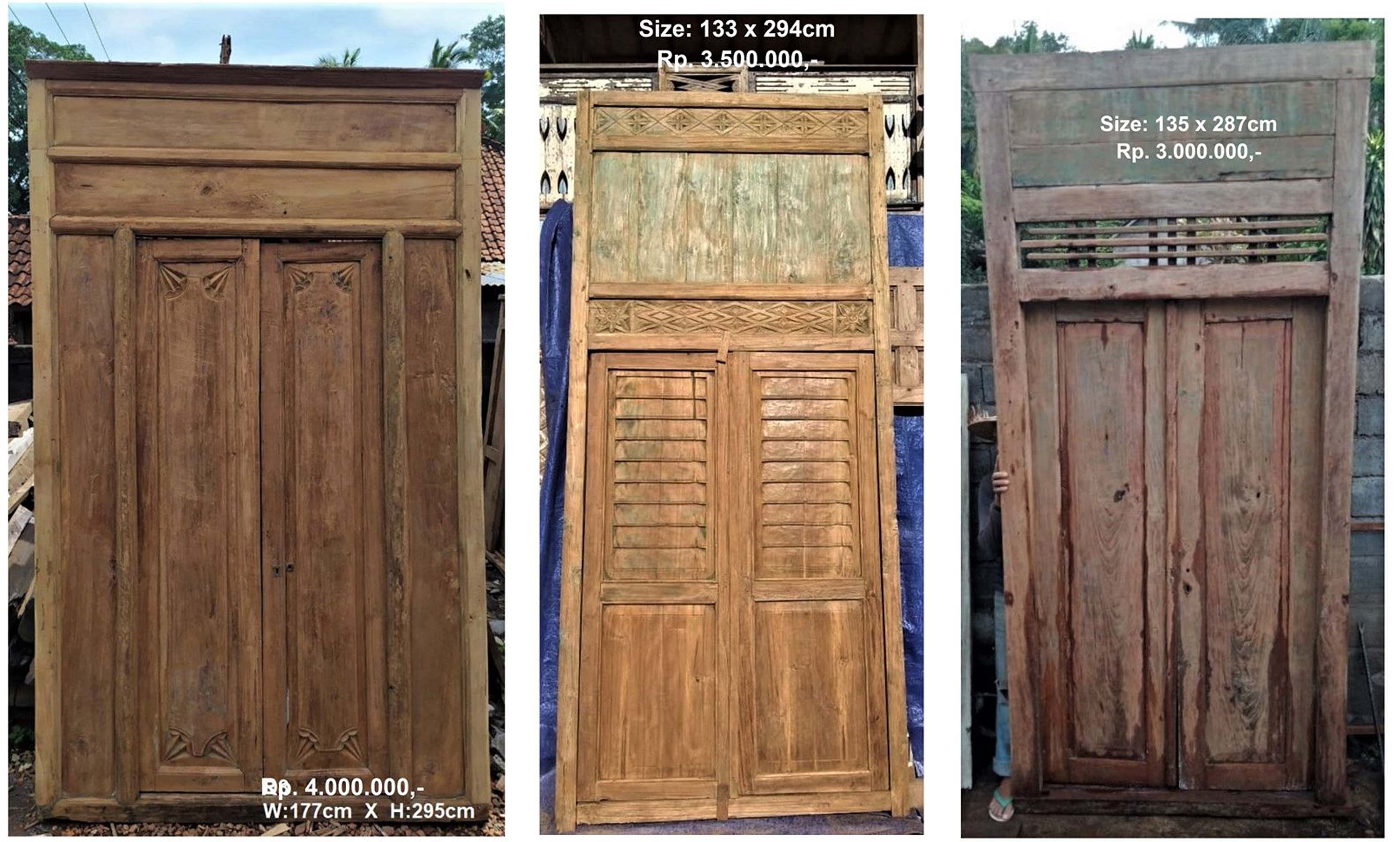 Old Teakwood Solid Doors
